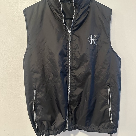 Calvin Klein Black Puffer Vest - Picture 1 of 5